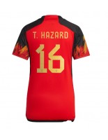 Belgie Thorgan Hazard #16 Domácí Dres pro Dámské MS 2022 Krátký Rukáv
